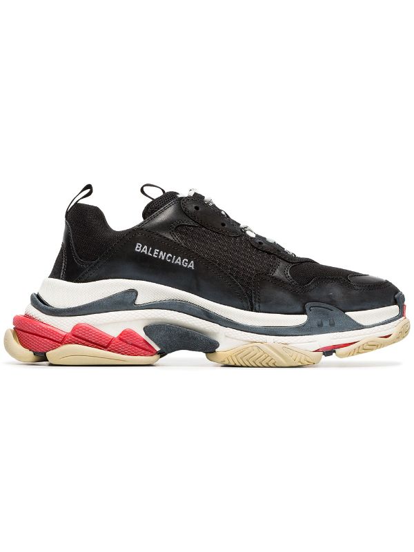 black balenciaga sneakers